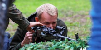 Urzędnicy na szkoleniu obronnym w Kuźni Raciborskiej