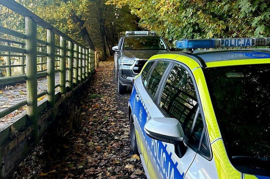 Kontrole w Łężczoku. Dwóch wędkarzy ukaranych mandatami lezczok policja straz lesna