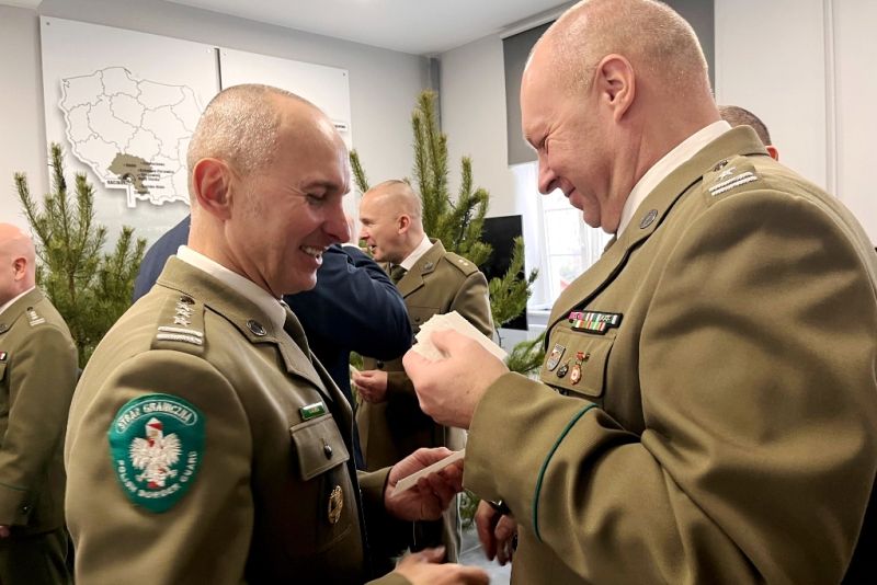 Spotkanie opłatkowe w Śląskim Oddziale Straży Granicznej w Raciborzu