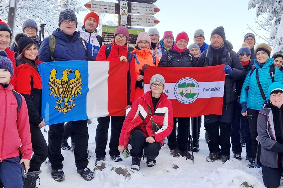 Pierwsza górska wyprawa PTTK Racibórz w nowym roku