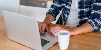 komputer praca home office