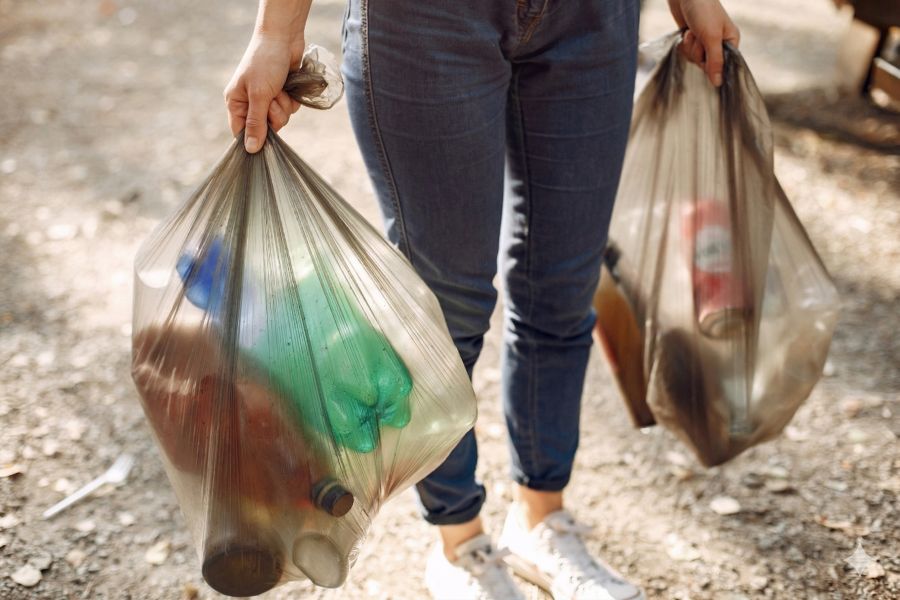 butelki plastik odpady