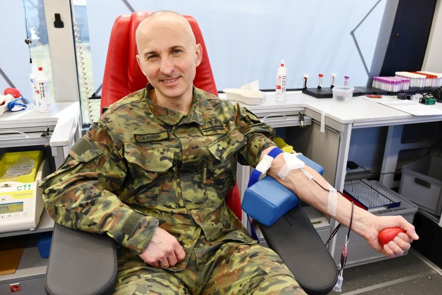 Ponad 15 litrów krwi podczas akcji w raciborskim oddziale Straży Granicznej