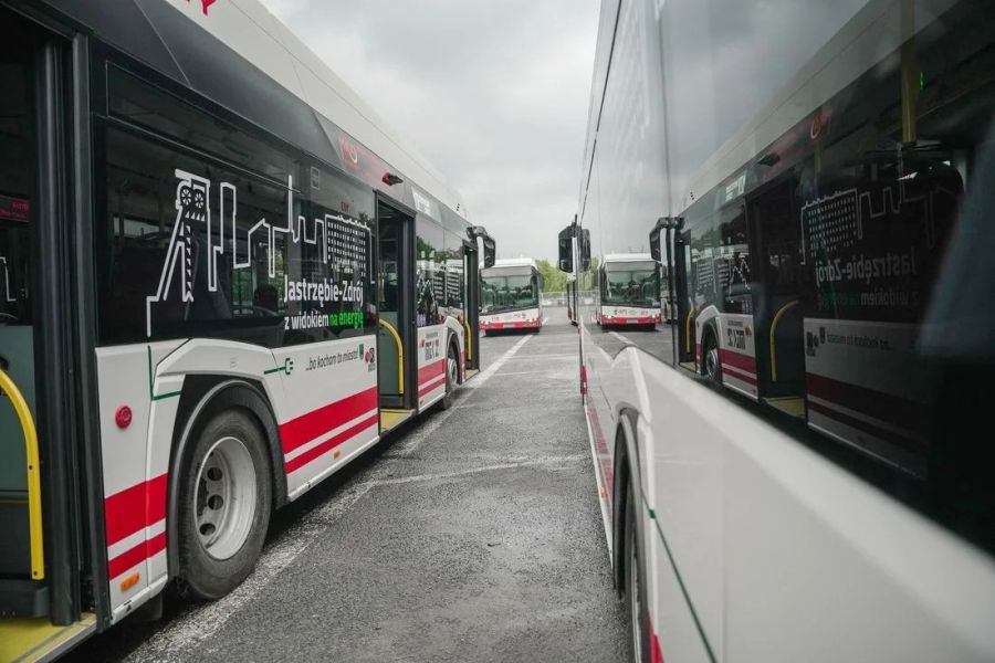 mzk jastrzebie zdroj elektryczne autobusy