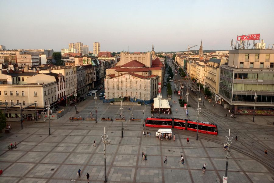 katowice rynek tramwaj