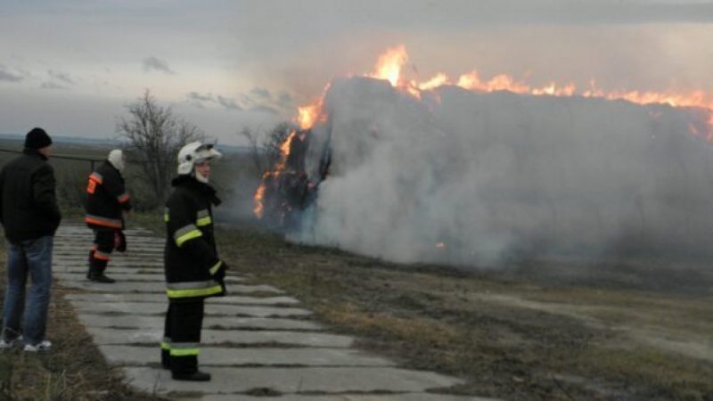 Pożar na terenie RSP Pietrowice Wielkie