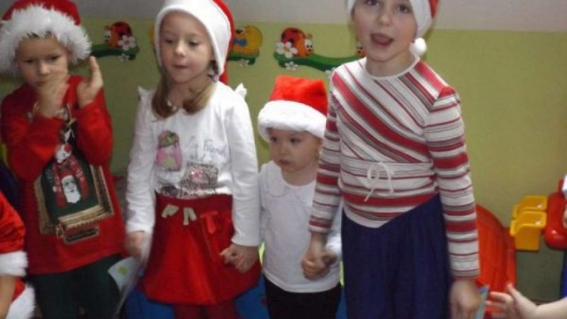 Mikołaj u przedszkolaków z Łańc