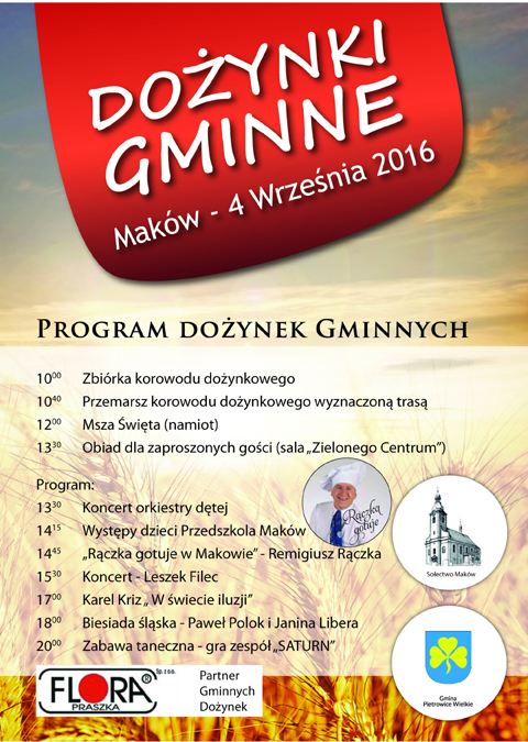 dożynki gminne pietrowice wielkie 2016 maków