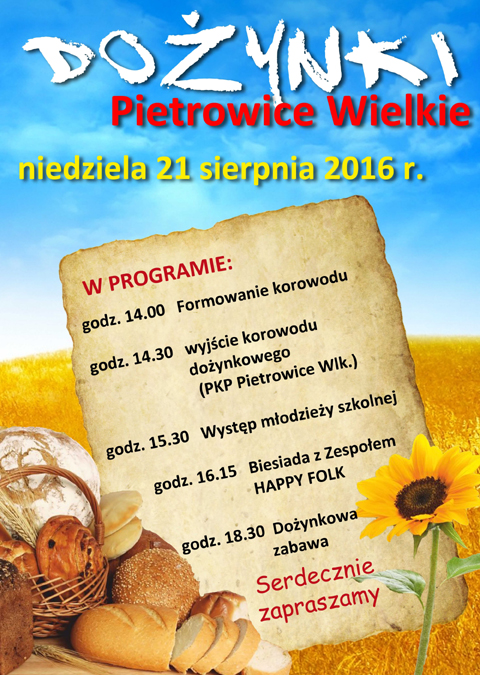 dożynki pietrowice wielkie