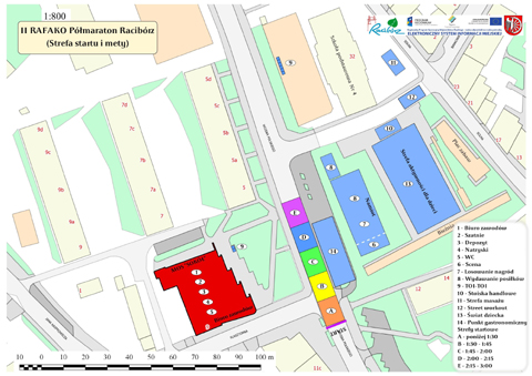 ii rafako półmaraton racibórz mapa trasa