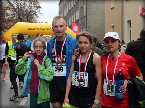 ii rafako półmaraton racibórz agnieszka mariusz rębisz