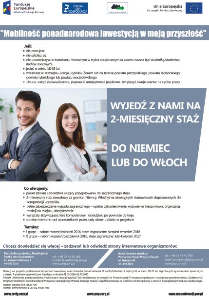 2-miesięczny staż we Włoszech