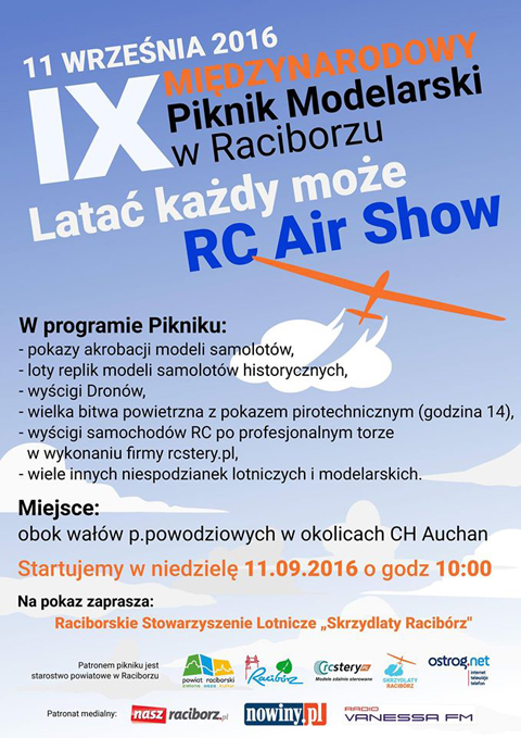 IX Miedzynarodowy Piknik Modelarski Skrzydlaty Racibórz