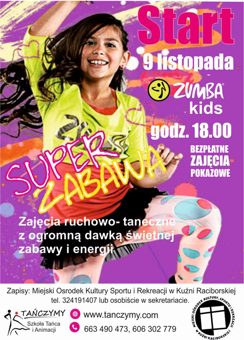 zumba kids kuźnia raciborska