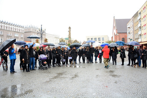 Czarny Prostest w Raciborzu 2016 Fotorelacja