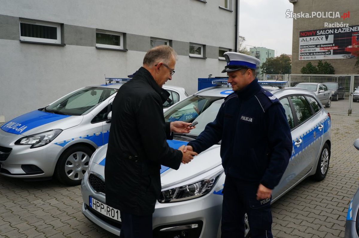 Nowe radiowozy policja Racibórz